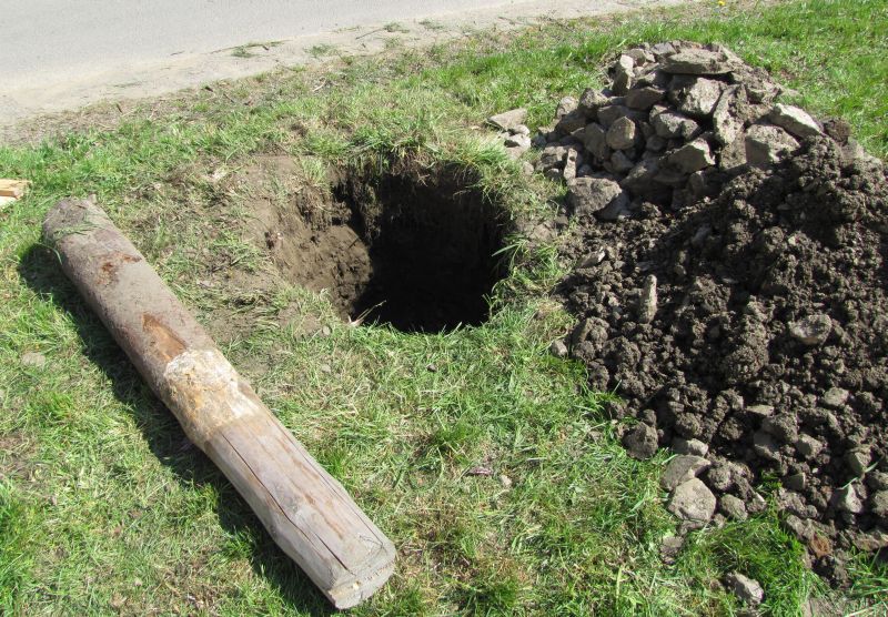 Díra pro májku je pořádná.